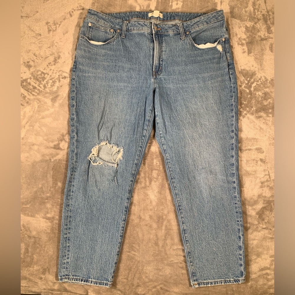 Madewell Jeans Womens‎ 20W The Mid-Rise Perfect Vintage Jean Distressed